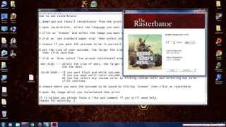 how to use rasterbrator step by step easy [upl. by Kcirdde]