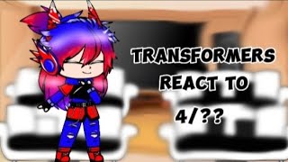 Transformers react to 4 [upl. by Erie832]