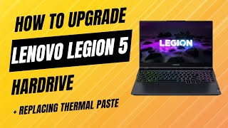 Lenovo Legion 5 15ARH05 M2 NVMe Upgrade amp Maintenance [upl. by Losyram]