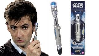 DOCTOR WHO Tenth Doctors Sonic Screwdriver ReRelease Toy Review  Votesaxon07 [upl. by Emmalynn695]