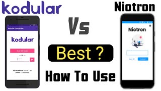 Which Is Best Kodular vs Niotron  How To Use Niotron [upl. by Avonasac877]