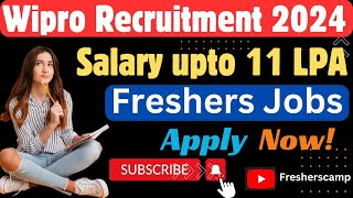 Wipro Recruitment 2024  Wipro Off Campus Drive 2024  Wipro Hiring Freshers 2024Wipro Careers 2024 [upl. by Dichy]