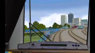 OpenBVE DLR Bank to Greenwich [upl. by Thormora836]