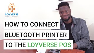 How to Connect Bluetooth Receipt Printer to the Loyverse POS [upl. by Rollins]