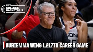 UConn’s Geno Auriemma becomes alltime wins leader 👏 🏀  ESPN College Basketball [upl. by Larisa417]