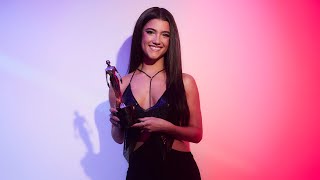 Charli DAmelio Takes Home the Lifestyle Award  2022 YouTube Streamy Awards [upl. by Nelie]