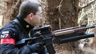 Airsoft War M79 M134 L85 M4 AK47 G36C Section8 Scotland HD [upl. by Rafaela]