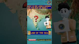 Why is Sri Lanka shown in Indias Map facts india srilanka [upl. by Smaj]