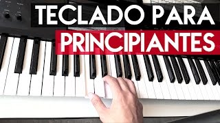 Clases de Teclado para Principiantes  Tutorial de Teclado Gratis  Como Tocar Teclado [upl. by Ariajay]