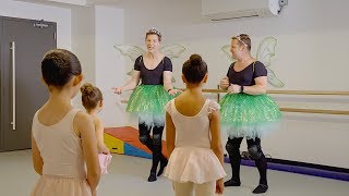 Sean Hayes amp Scott Icenogle teach ballet to kids PLUM video [upl. by Dell]