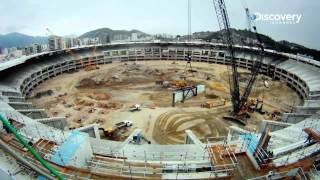 Rios Maracana Stadium Timelapse  Building The World Cup [upl. by Eilsil]