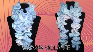 DIY Sciarpa quotViolantequot facile e veloce [upl. by Suravat]