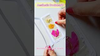 Aesthetic Bookmark Idea  Creative Art Craft  Cute craft shorts youtubeshorts papercraft [upl. by Balfour]