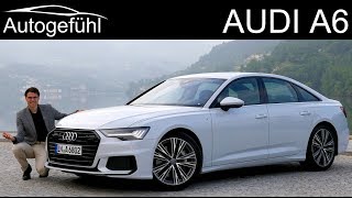 Best in class Audi A6 FULL REVIEW allnew C8 2019 sline neu  Autogefühl [upl. by Thalassa]