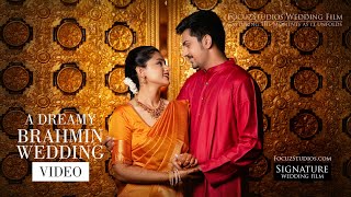 A Dreamy Brahmin Wedding In Gayatri Vihar  Palace Grounds Bangalore  SWETHA amp ADITHYA [upl. by Garlinda748]