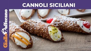 CANNOLI SICILIANI RICETTA ORIGINALE [upl. by Filemon]