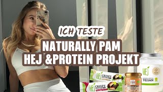 TASTE TEST 7€ Nussbutter von Pam 😳 amp vegane Proteinriegel von HejProtein Projekt  Marie Inspire [upl. by Kciwdahc]