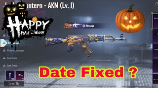 New upgradable AKM skin lucky spin leak confirmed pubg mobile New Halloween 🎃 akm skin leak pubg [upl. by Petulia]