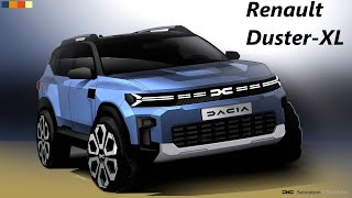 New 2025 Renault DusterXL Dacia Bigster  Best Hybrid ThreeRow SUV [upl. by Capps496]