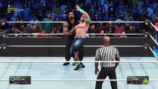 wwe 2k20 1vs1 gameplay on Xbox [upl. by Jordain423]