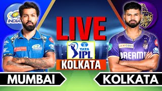 IPL 2024 Live KKR vs MI Match 60  IPL Live Score amp Commentary  Kolkata vs Mumbai Live Match [upl. by Assereht]