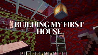 ASMR  Minecraft ✧ Building my first house in game 🌸 🌿 🎮 [upl. by Launam]