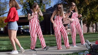 Hundreds of students line up hours before Nebraska vs Wisconsin volleyball match [upl. by Jaynes]