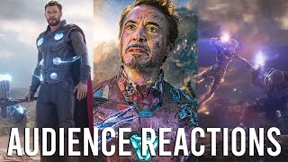 Avengers Infinity War amp Endgame  Best Scenes  Audience Reactions [upl. by Melburn]