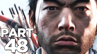 GHOST OF TSUSHIMA Walkthrough Gameplay Part 48  CASTLE SHIMURA PS4 PRO [upl. by Anwahsad877]