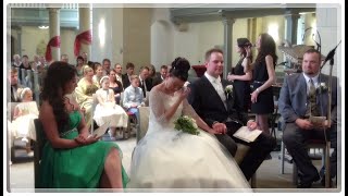 LIVE Trauung in der Kirche  Gesang von Hochzeitssängerin [upl. by Wrench105]