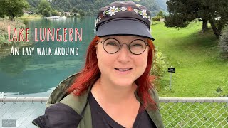 Lungern Switzerland  a walk for people with limited mobility 4K [upl. by Atekal]