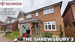 INSIDE REDROW THE SHREWSBURY 3 FULL Show Home Tour Stone Hill Meadow  New Build UK [upl. by Akerdna543]