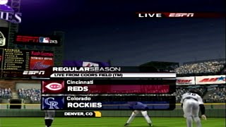 Cincinnati Reds 105  Colorado Rockies 107  MLB 2K5 Gameplay  Season Mode 18 [upl. by Jehovah]