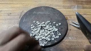 Styling Handmade 100 Pure Silver Wire Bracelet Making Jewellery Making How It’s Made AR Jewellery [upl. by Enialedam]