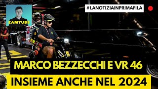 Marco Bezzecchi ha deciso in VR46 anche nel 2024 Ma [upl. by Carlita475]