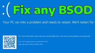 Ultimate Guide Fix Any Blue Screen Of Death BSOD On Windows 111087 [upl. by Aldrich739]