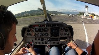 Décollage de laéroport Cannes Mandelieu LFMD et atterrissage à Yverdon aérodrome LSGY [upl. by Reo]