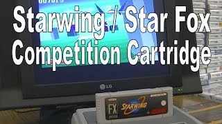 Dr Retro Playing the Starwing  Star Fox Competition Cartridge SNES  Super Nintendo [upl. by Nerad]