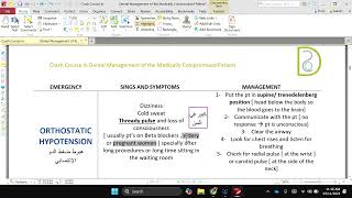 terminology file medically compromised patient  Part 2   crash course [upl. by Ner]