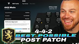 EA FC 25 POST PATCH THE BEST POSSIBLE 442 FORMATION to REACH ELITE DIVISION META TACTICS amp ROLES [upl. by Nivlen473]