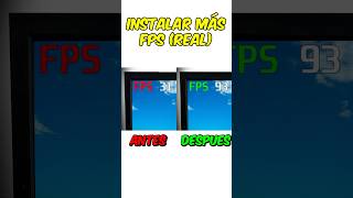 Instalar más FPS no es broma pcgaming fpsboost ias [upl. by Anawd]