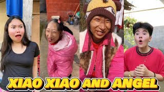 XIAO XIAO AND ANGEL  BEST FUNNY VIDEO  GOODVIBES [upl. by Eneli]