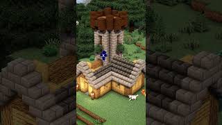 Minecraft Starter Castle🏰 minecraft [upl. by Duffie237]