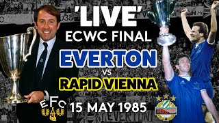 FULL GAME EVERTON V RAPID VIENNA  1985 EUROPEAN CUP WINNERS CUP FINAL [upl. by Yrocal]