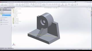 Creating a Reference Axis in SolidWorks [upl. by Uwton]