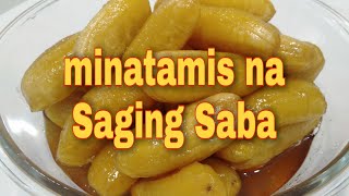 MINATAMIS NA SAGING SABA [upl. by Ainoda]