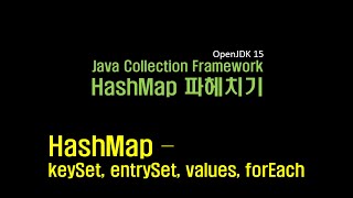 데이터 분석 7강 HashMap  keySet entrySet values forEach [upl. by Oisangi716]