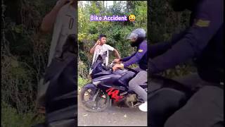 Bike Accident 😜Comedy 😜 shorts youtubeshorts comedy mrjagatsinghpuria [upl. by Blaseio]