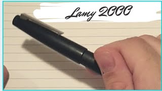 Lamy 2000 Fountain Pen Review  Timeless Design Effortless Writing [upl. by Ayn]