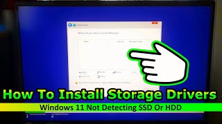 How To Install Storage Drivers – Windows 11 Not Detecting SSD or HDD [upl. by Draneb]